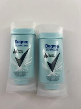2x Degree Ultra Clear Deodorant 2.6 oz Antiperspirant Black White NEW